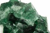 Fluorescent Green Fluorite Cluster - Diana Maria Mine, England #319139-1
